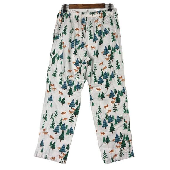 Jasmine & Ginger Flannel Pajamas Pants PJ Christmas Trees Woods Forest Medium - Picture 1 of 3